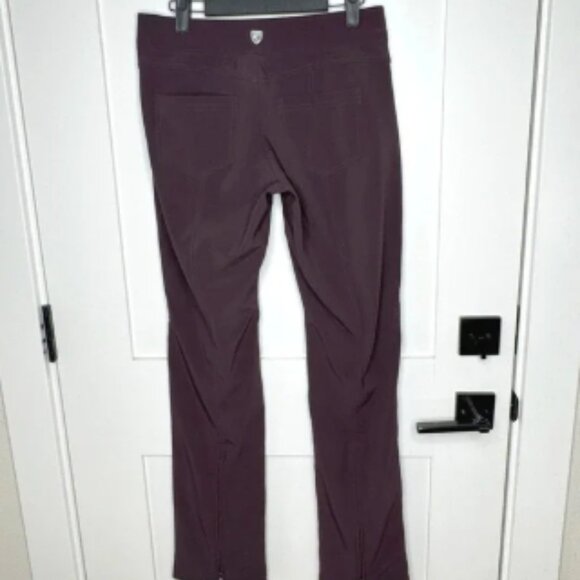 Kuhl 6286 Frost softshell Lined winter snow Travel Hiking Pants Maroon Size 4 - Picture 2 of 7
